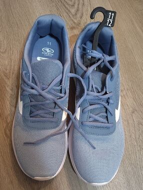 🆕Athletic Works Light Blue Mesh Sneakers with White Accent